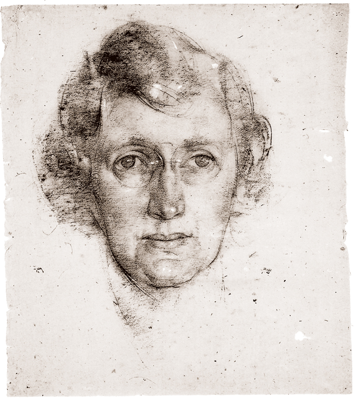  Nicolai Ivanovich Fechin —— 戴眼镜的女人